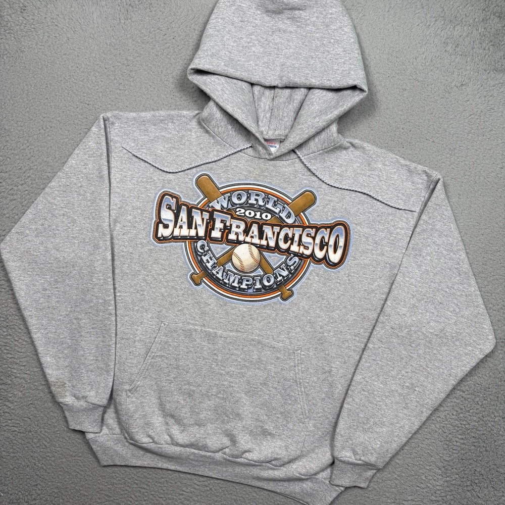 Vintage 2010 San Francisco Giants World Series Champions Hooded Sweatshirt
